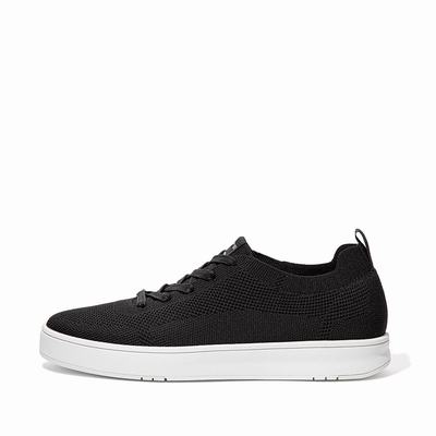Fitflop Men's RALLY X Airyknit Sneakers - Black, JF9316427